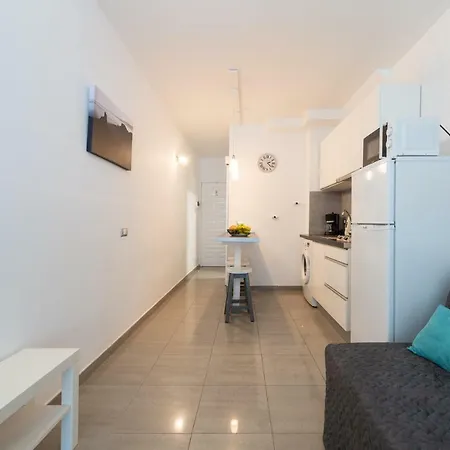 Apartment 1st Line Studio Las Canteras Beach - Wifi *